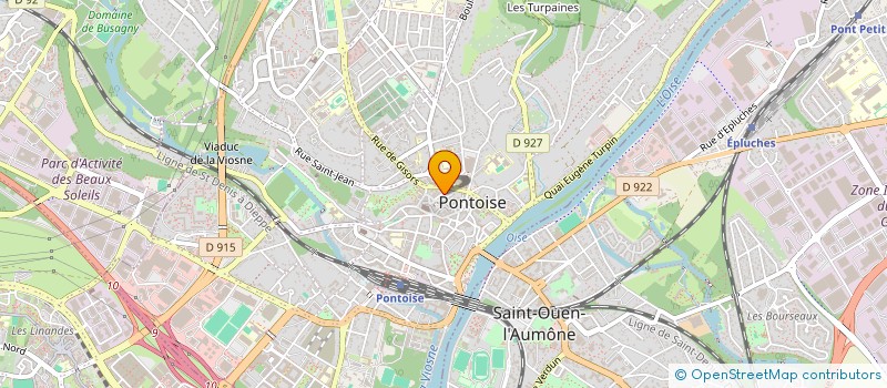 localisation de l'entreprise MADAME MATHILDE GALLET à PONTOISE