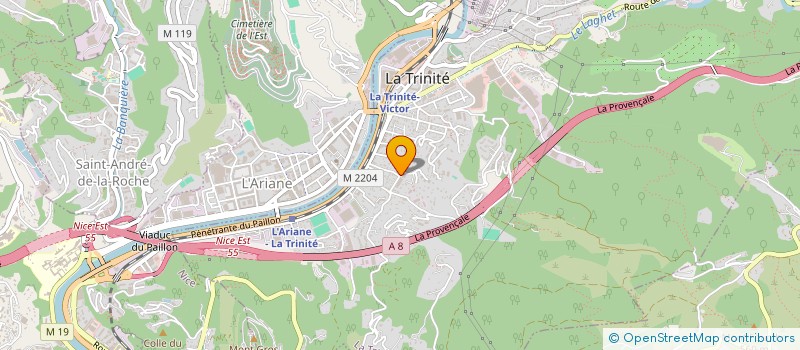 localisation de l'entreprise MADAME MATHILDE GARAVAGNO à LA TRINITE