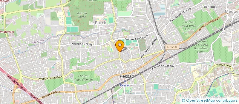 localisation de l'entreprise MADAME MATHILDE GARAY  PESSAC