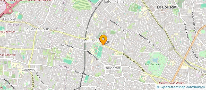 localisation de l'entreprise MADAME MATHILDE GARRIDO-DELORME  BORDEAUX