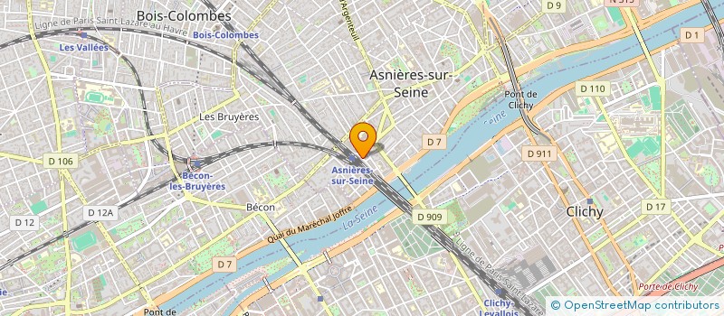 localisation de l'entreprise MADAME MATHILDE GAUDE à ASNIERES-SUR-SEINE