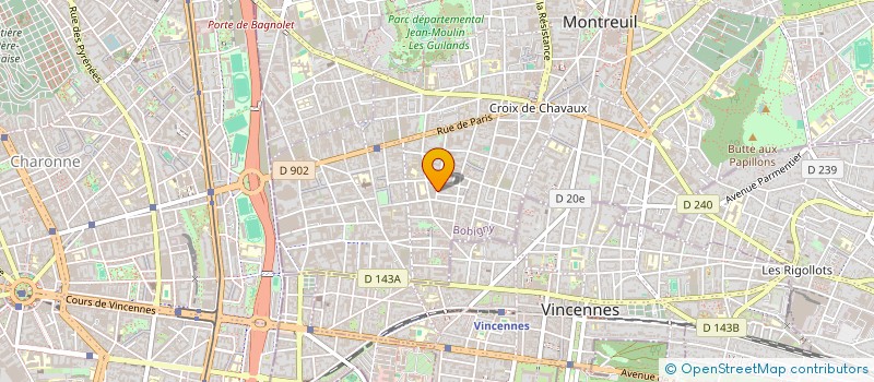 localisation de l'entreprise MADAME MATHILDE GAULON-GUINOT à MONTREUIL