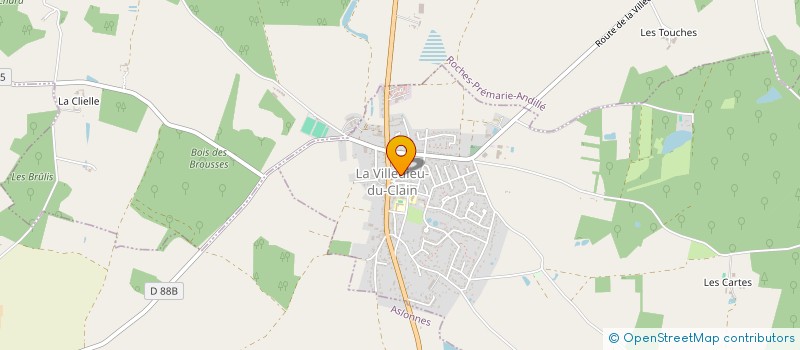 localisation de l'entreprise MADAME MATHILDE GEFFROY  USSON-DU-POITOU