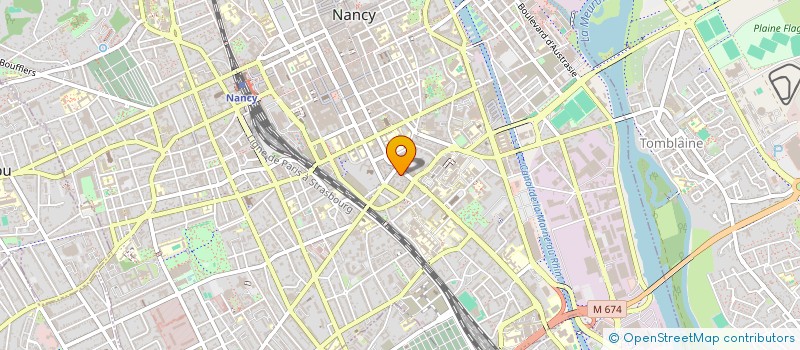 localisation de l'entreprise MADAME MATHILDE GERARD  NANCY