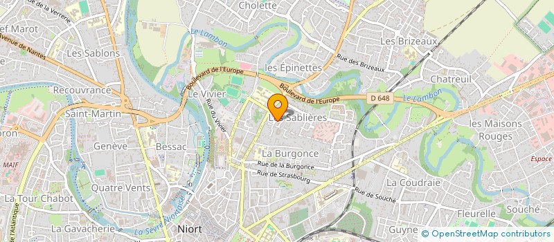 localisation de l'entreprise MADAME MATHILDE GIBAUD  NIORT