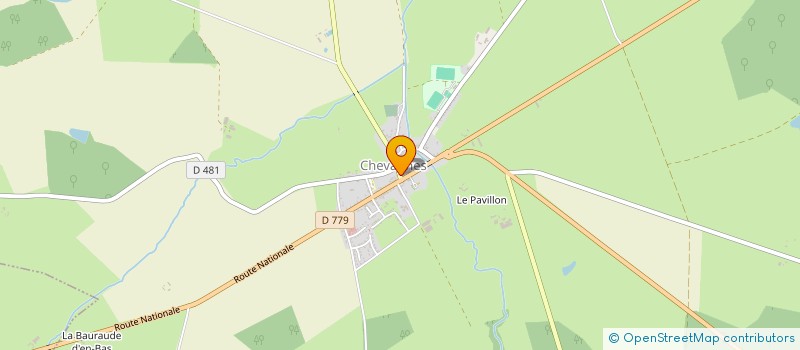 localisation de l'entreprise MADAME MATHILDE GILBERT  CHEVAGNES