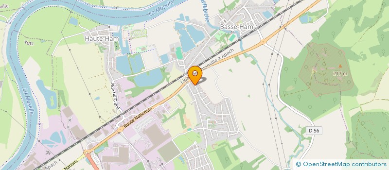 localisation de l'entreprise MADAME MATHILDE GIRAUD  BASSE-HAM