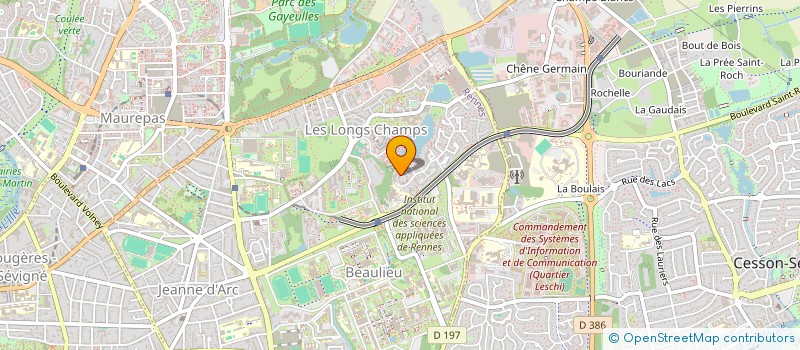 localisation de l'entreprise MADAME MATHILDE GLINEC  RENNES