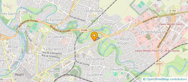localisation de l'entreprise MADAME MATHILDE GOBIN  NIORT
