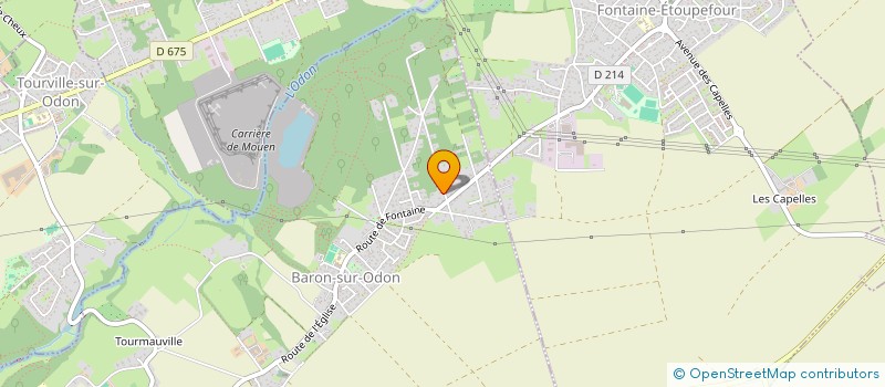 localisation de l'entreprise MADAME MATHILDE GODEFROY  BARON-SUR-ODON