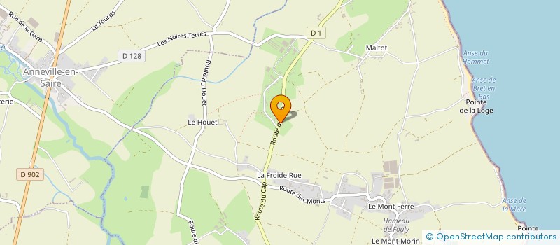 localisation de l'entreprise MADAME MATHILDE GODEFROY  REVILLE