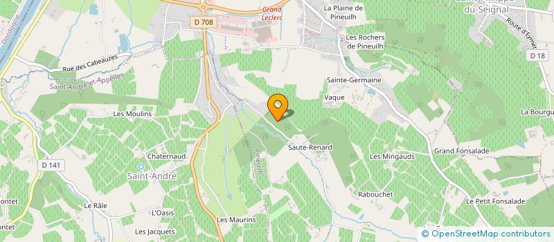 localisation de l'entreprise MADAME MATHILDE GODET à PINEUILH