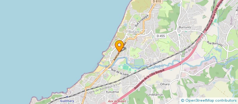 localisation de l'entreprise MADAME MATHILDE GONZALEZ à BIDART