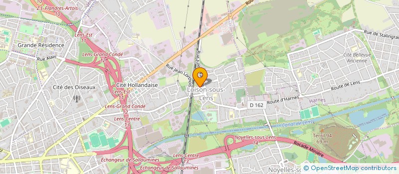 localisation de l'entreprise MADAME MATHILDE GORCZYNSKI  LOISON-SOUS-LENS