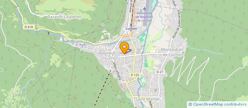 localisation de l'entreprise MADAME MATHILDE GORONFLOT  BAGNERES-DE-LUCHON