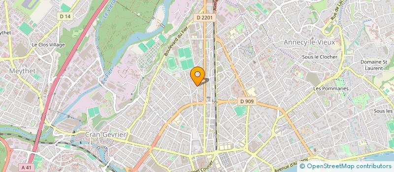 localisation de l'entreprise MADAME MATHILDE GOUBIER  ANNECY