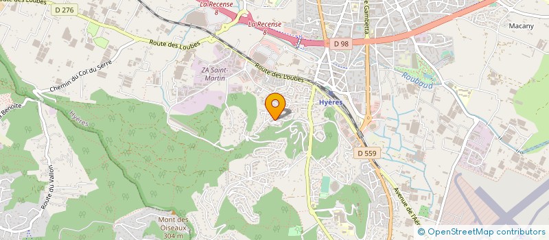 localisation de l'entreprise MADAME MATHILDE GOURDON  HYERES