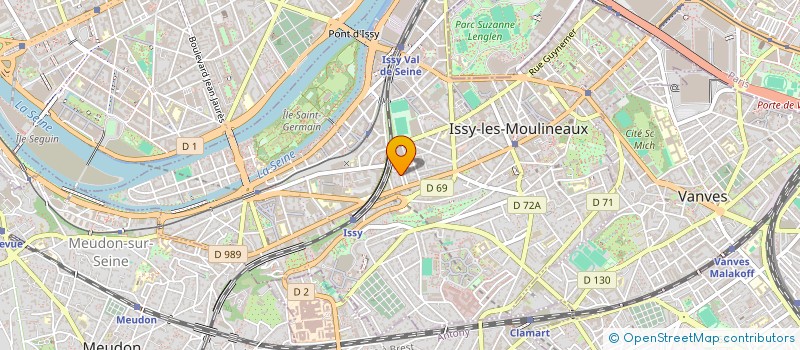 localisation de l'entreprise MADAME MATHILDE GRACA DOS SANTOS à ISSY-LES-MOULINEAUX