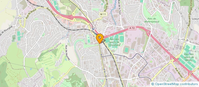 localisation de l'entreprise MADAME MATHILDE GRAEFF  SAINT-ETIENNE