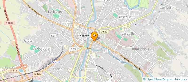 localisation de l'entreprise MADAME MATHILDE GRAND  CASTRES