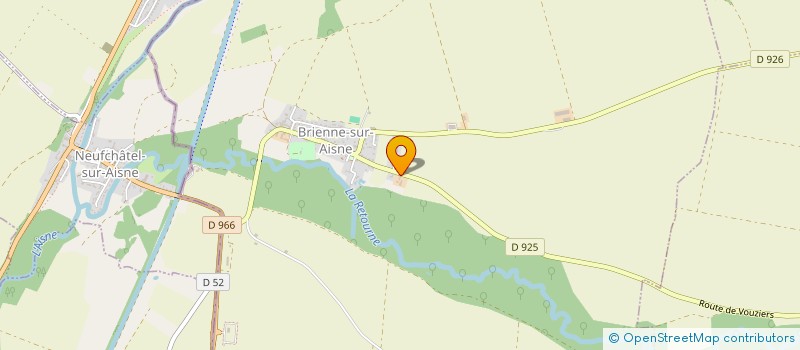 localisation de l'entreprise MADAME MATHILDE GRANDCHAMP  BRIENNE-SUR-AISNE