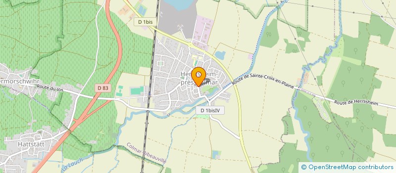 localisation de l'entreprise MADAME MATHILDE GRELIER  HERRLISHEIM-PRES-COLMAR