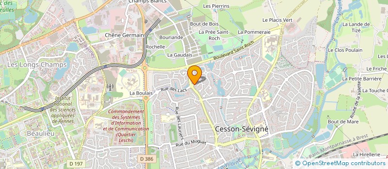 localisation de l'entreprise MADAME MATHILDE GRENTE  CESSON-SEVIGNE