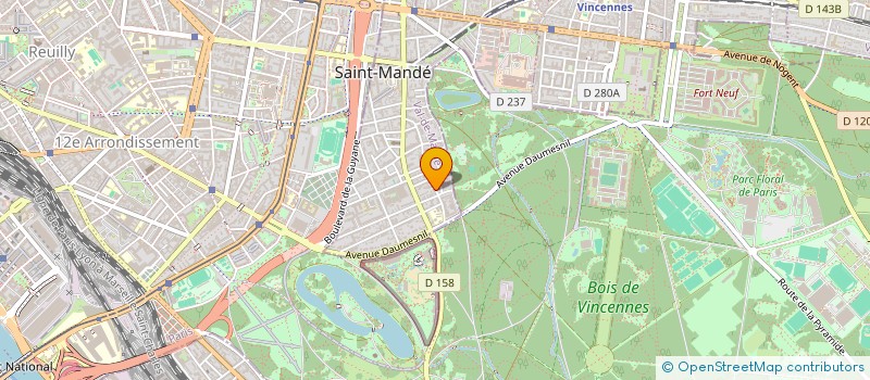 localisation de l'entreprise MADAME MATHILDE GRESSIER à SAINT-MANDE