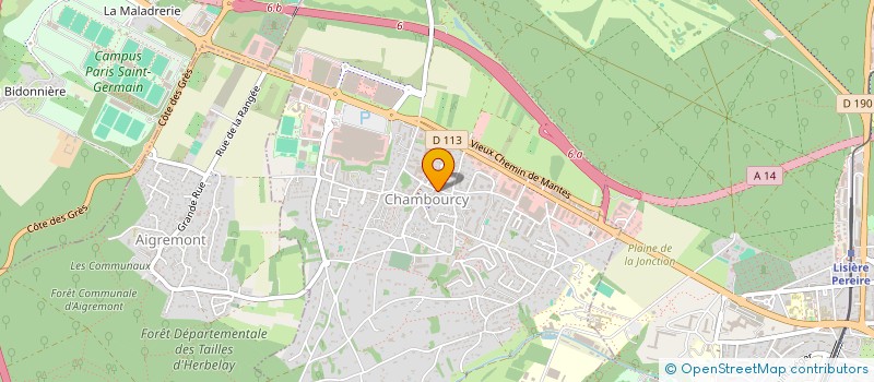 localisation de l'entreprise MADAME MATHILDE GREYFIE DE BELLECOMBE à CHAMBOURCY