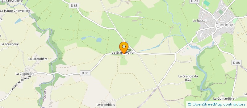 localisation de l'entreprise MADAME MATHILDE GRIGNON à THORIGNY