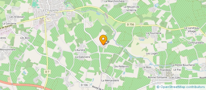 localisation de l'entreprise MADAME MATHILDE GRIPON à LA CHAPELLE-HEULIN