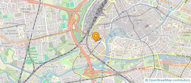 localisation de l'entreprise MADAME MATHILDE GROGNIET  STRASBOURG