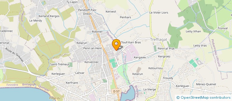 localisation de l'entreprise MADAME MATHILDE GROLIER  PLOBANNALEC-LESCONIL