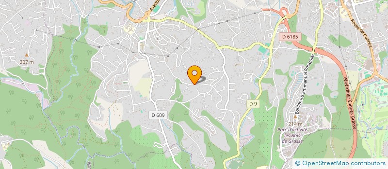 localisation de l'entreprise MADAME MATHILDE GROUILLER  GRASSE
