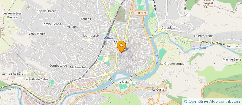 localisation de l'entreprise MADAME MATHILDE GUASCH à MILLAU