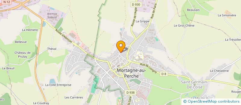 localisation de l'entreprise MADAME MATHILDE GUENON à MORTAGNE-AU-PERCHE
