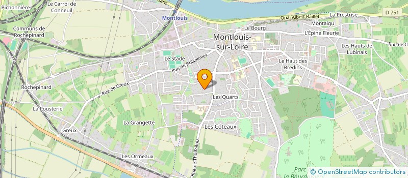 localisation de l'entreprise MADAME MATHILDE GUERIN  LA VILLE-AUX-DAMES