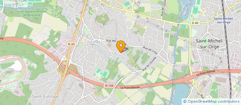 localisation de l'entreprise MADAME MATHILDE GUERINEAU à LINAS
