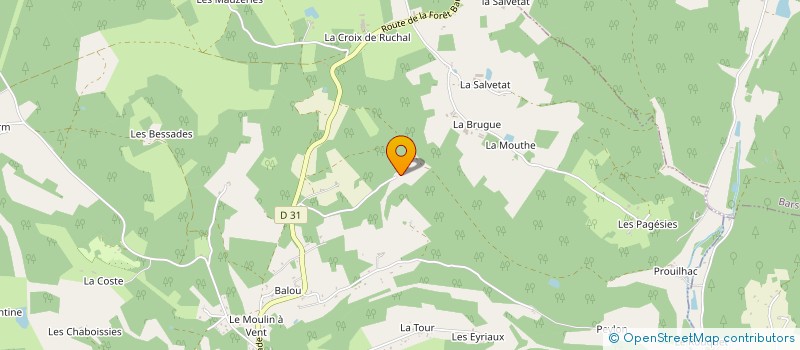 localisation de l'entreprise MADAME MATHILDE GUIGNARD  ROUFFIGNAC ST CERNIN DE R