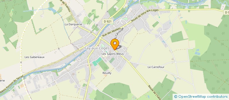 localisation de l'entreprise MADAME MATHILDE GUILLON à FAY-AUX-LOGES
