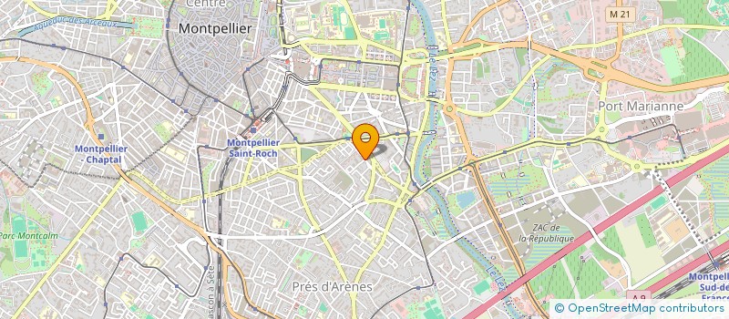 localisation de l'entreprise MADAME MATHILDE GUY à MONTPELLIER