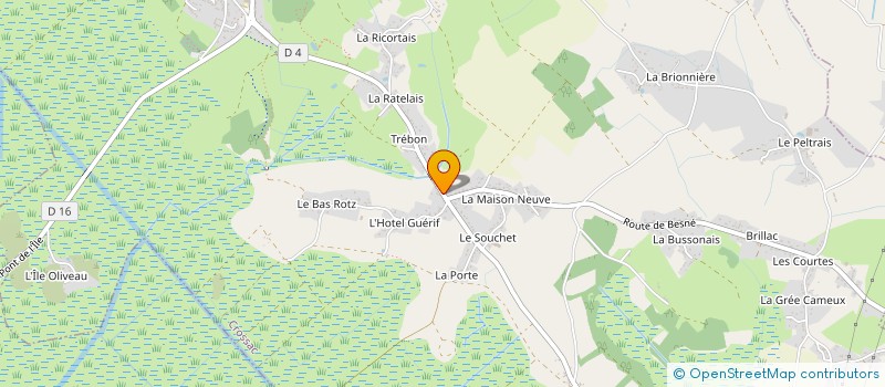 localisation de l'entreprise MADAME MATHILDE GUYOMARD  CROSSAC