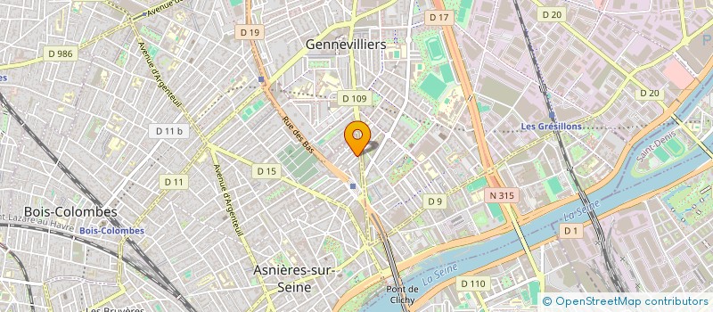 localisation de l'entreprise MADAME MATHILDE HABON  ASNIERES-SUR-SEINE