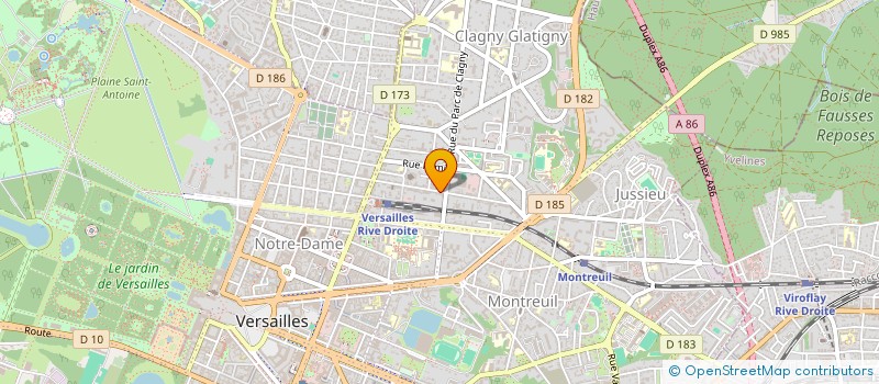 localisation de l'entreprise MADAME MATHILDE HAGOBIAN à VERSAILLES