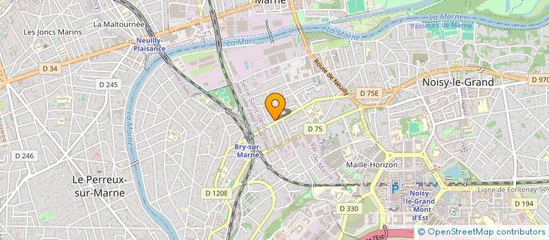 localisation de l'entreprise MADAME MATHILDE HAMEL  NOISY-LE-GRAND