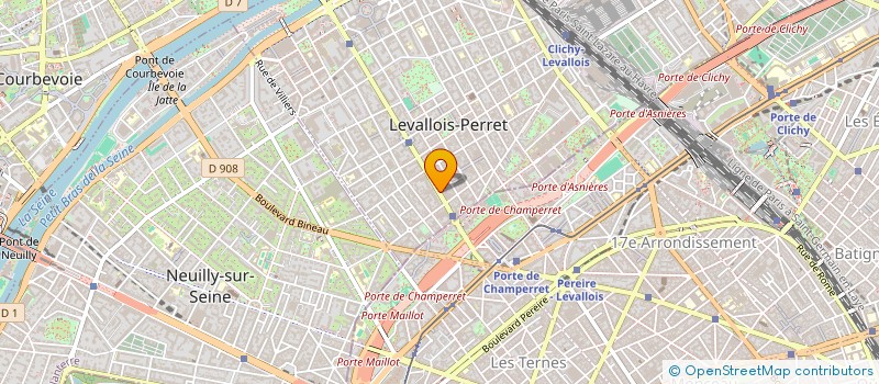 localisation de l'entreprise MADAME MATHILDE HARDY à LEVALLOIS-PERRET