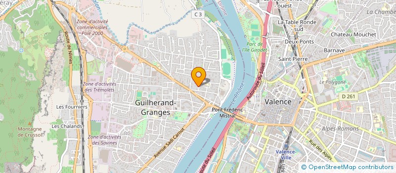 localisation de l'entreprise MADAME MATHILDE HAUSS  GUILHERAND-GRANGES