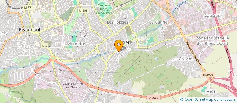 localisation de l'entreprise MADAME MATHILDE HEMERY à AUBIERE