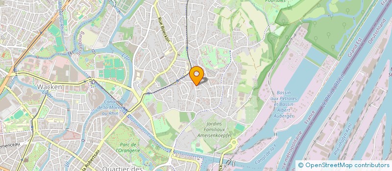 localisation de l'entreprise MADAME MATHILDE HENRIET à STRASBOURG