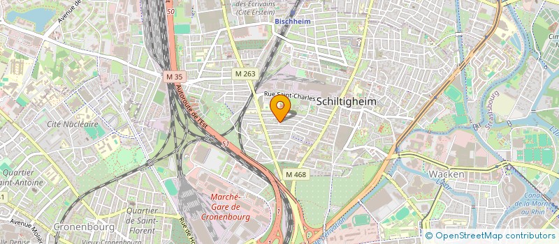 localisation de l'entreprise MADAME MATHILDE HENTZ à STRASBOURG